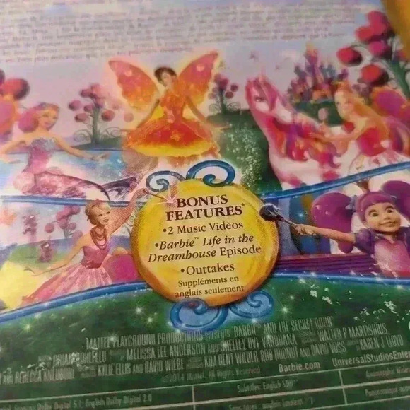 Lot of 2 sealed  Barbie DVDs - The Secret Door & Sing Along with Barbie - Picture 3 of 6